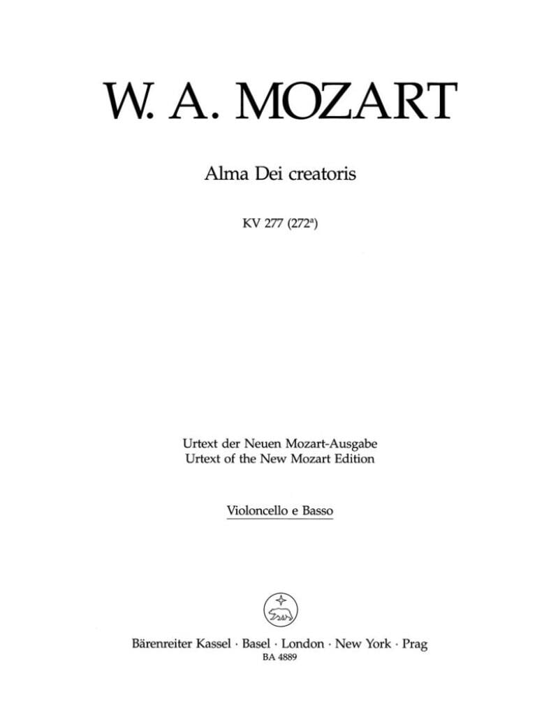 Alma Dei creatoris
